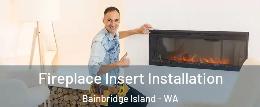  Fireplace Insert Installation Bainbridge Island - WA