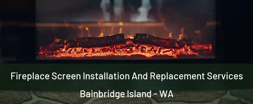  Fireplace Screen Installation And Replacement Services Bainbridge Island - WA