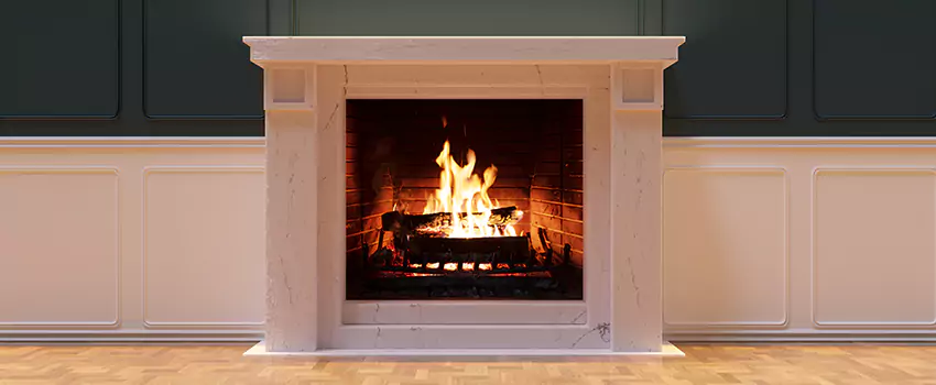 Open Flame Wood-Burning Fireplace Installation Services in Bainbridge Island, Washington