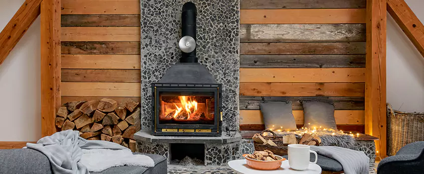 Thelin Hearth Products Direct Vent Gas Stove Fireplace Inspection in Bainbridge Island, Washington