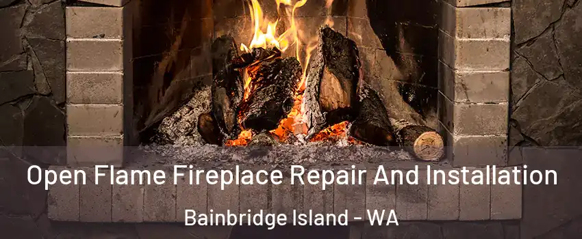  Open Flame Fireplace Repair And Installation Bainbridge Island - WA